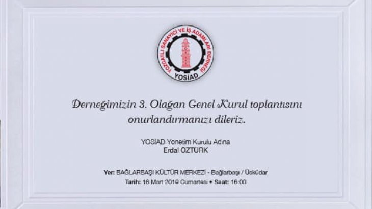 3. Olağan Genel Kurul Toplantısı