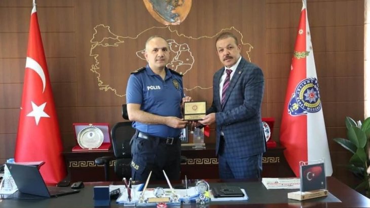 Yozgat İl Emniyet Müdürü Recep Tecimer'i Ziyaret Ettiler