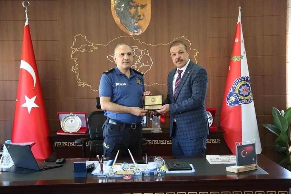 Yozgat İl Emniyet Müdürü Recep Tecimer'i Ziyaret Ettiler